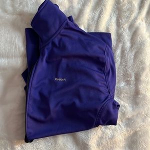 x-large purple reebok zip-up